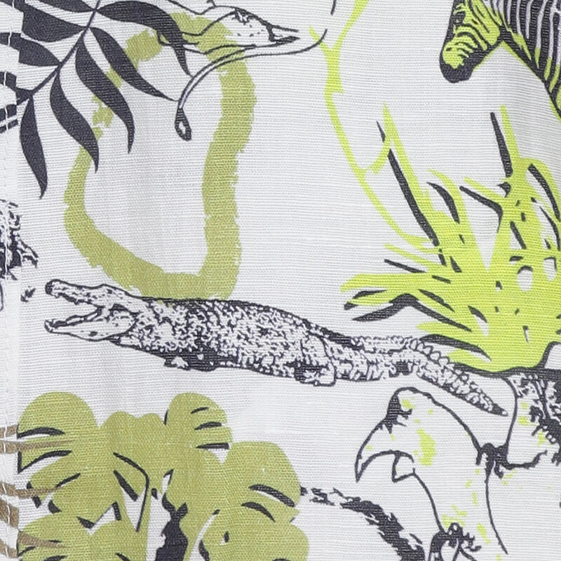 Boys White Printed Short Sleeve Shirt image number 3